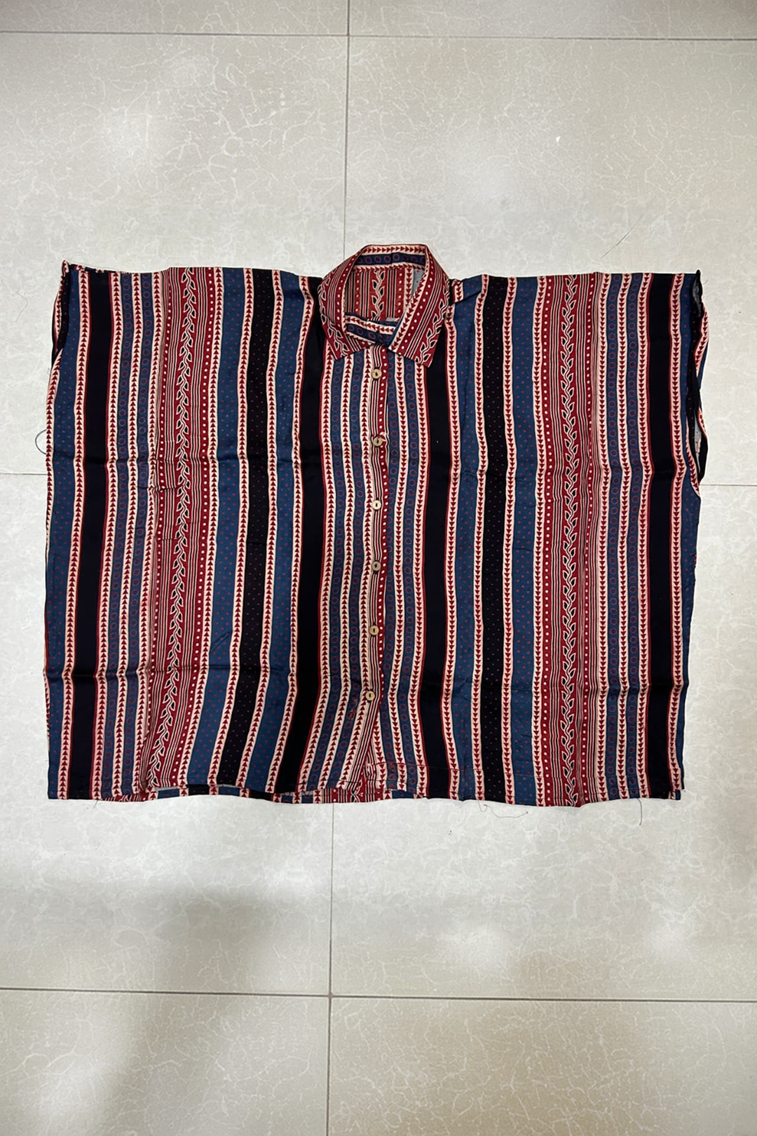 Shirt Navy Red Stripe