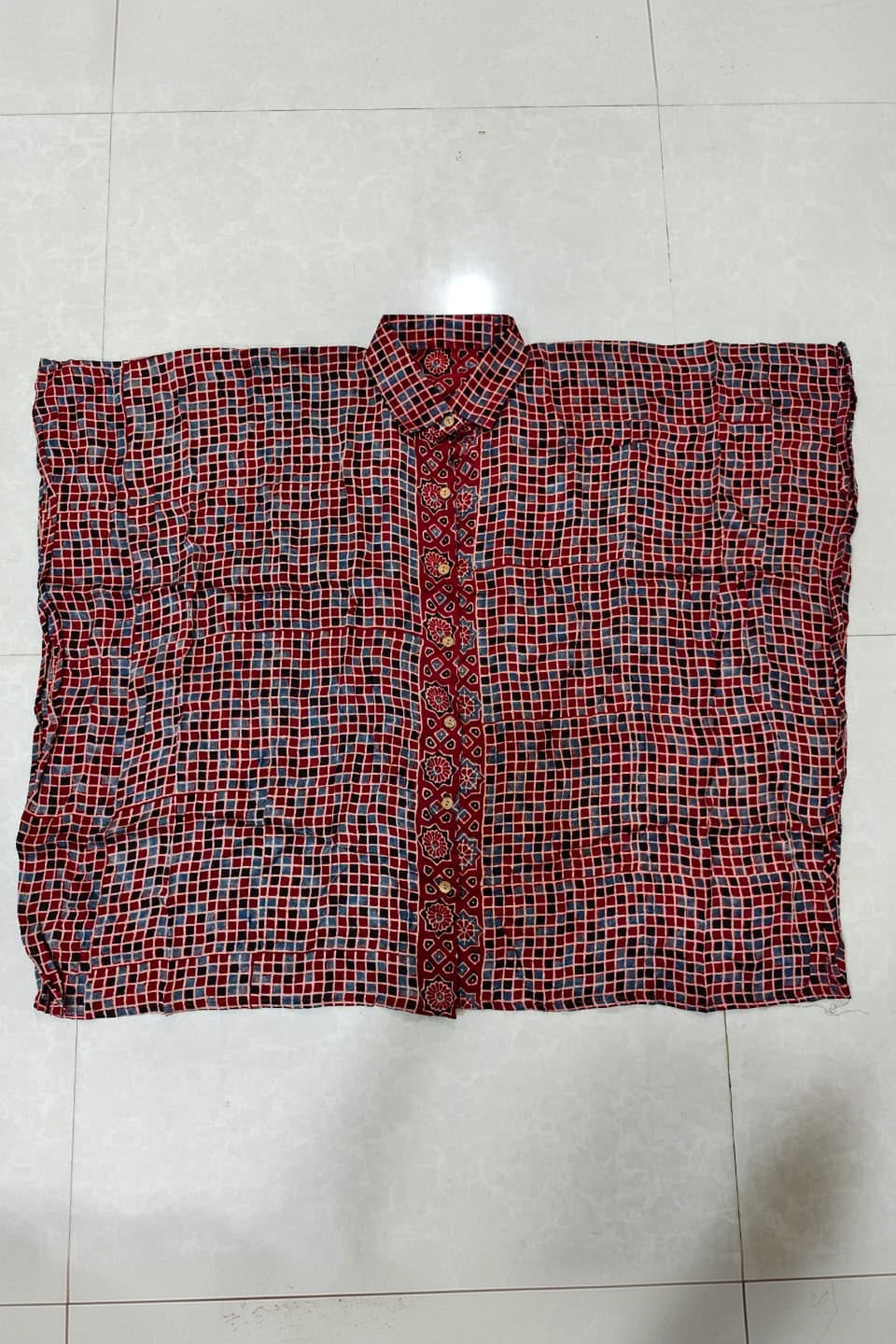 Shirt Red Mosaic