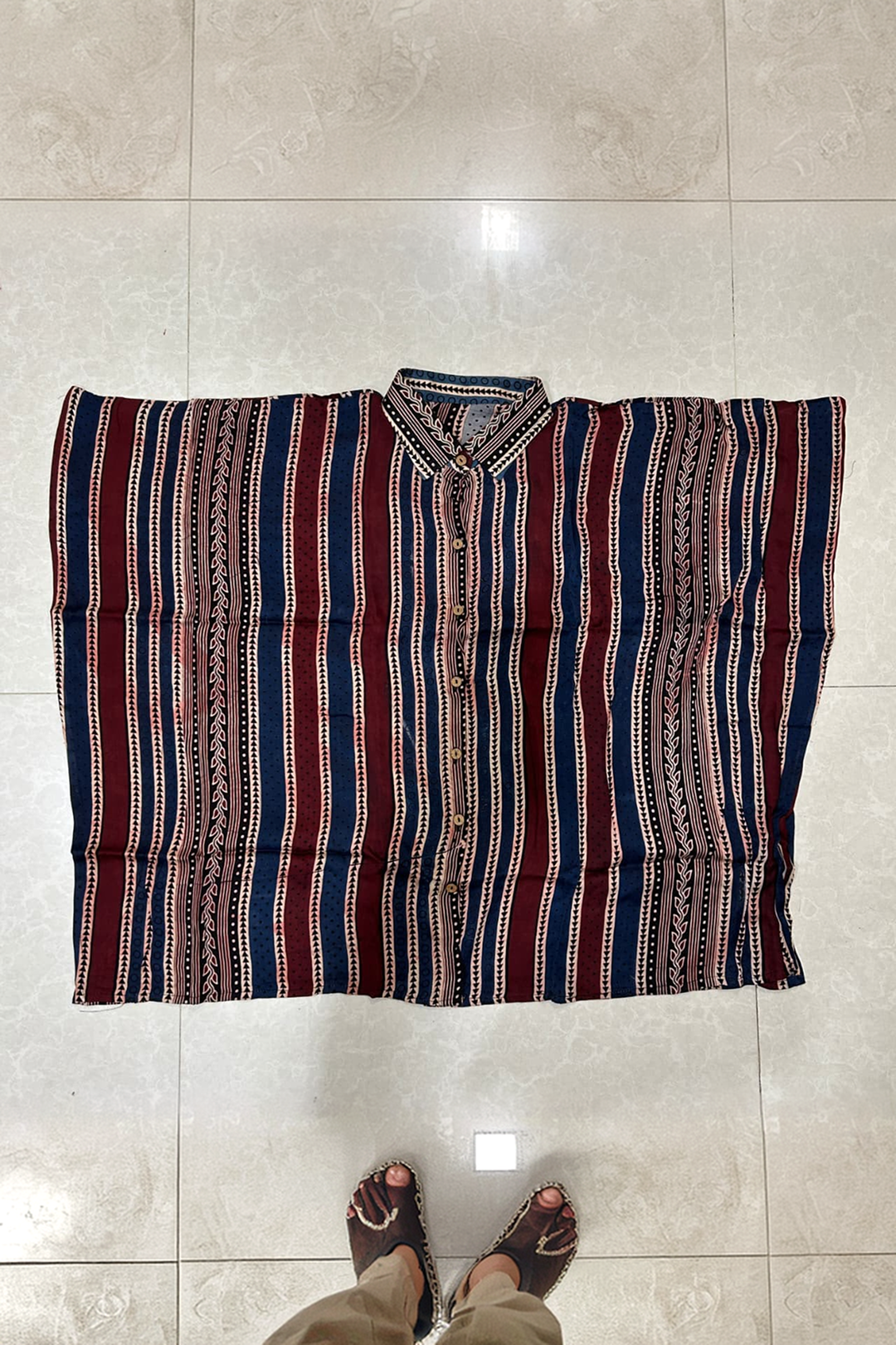 Shirt Maroon Stripe