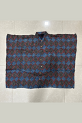 Shirt Blue Maroon Ogee