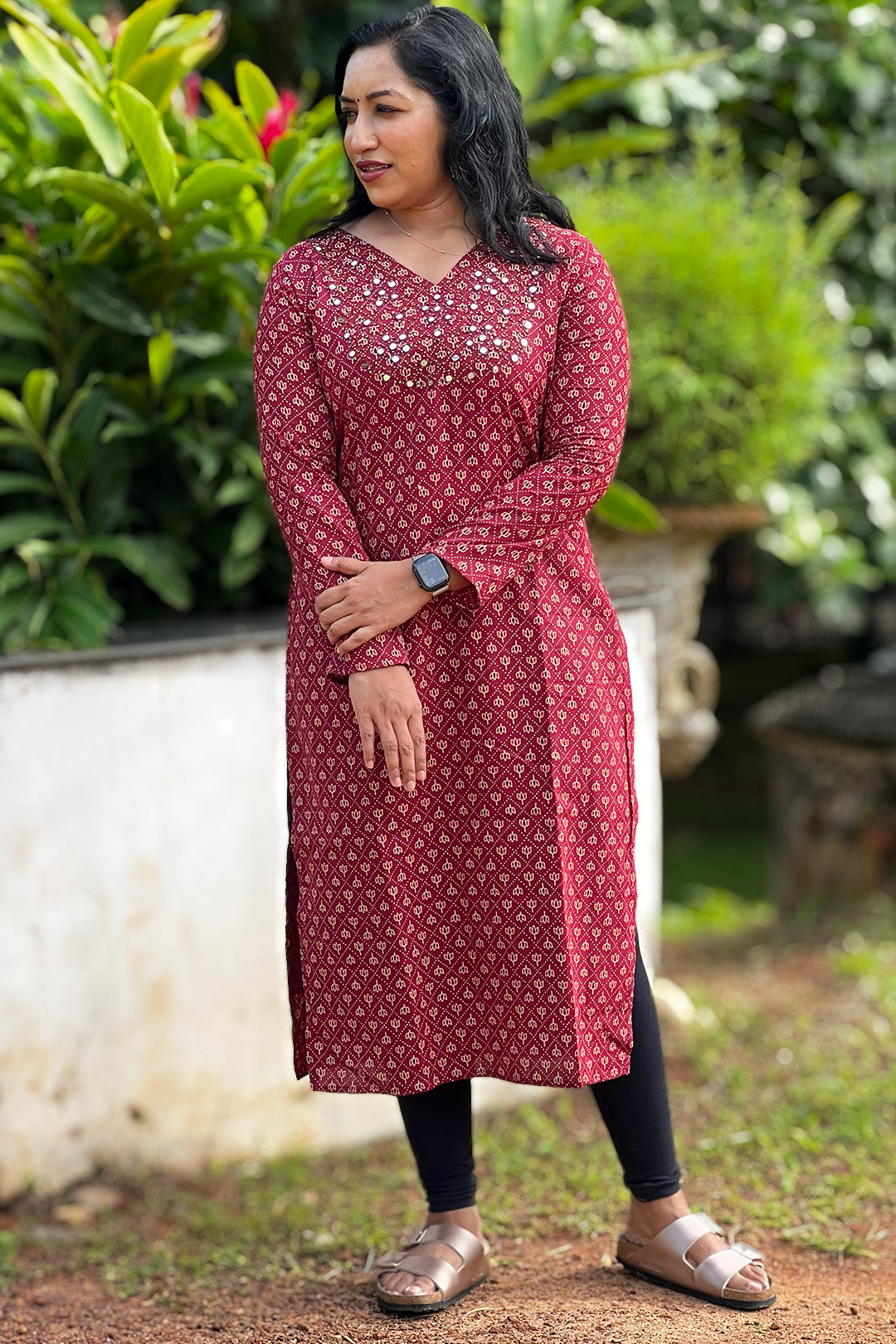Aroha Chamak Kurti, styled view