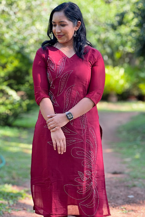 Aroha Ruby Grace co-ord set, front angle